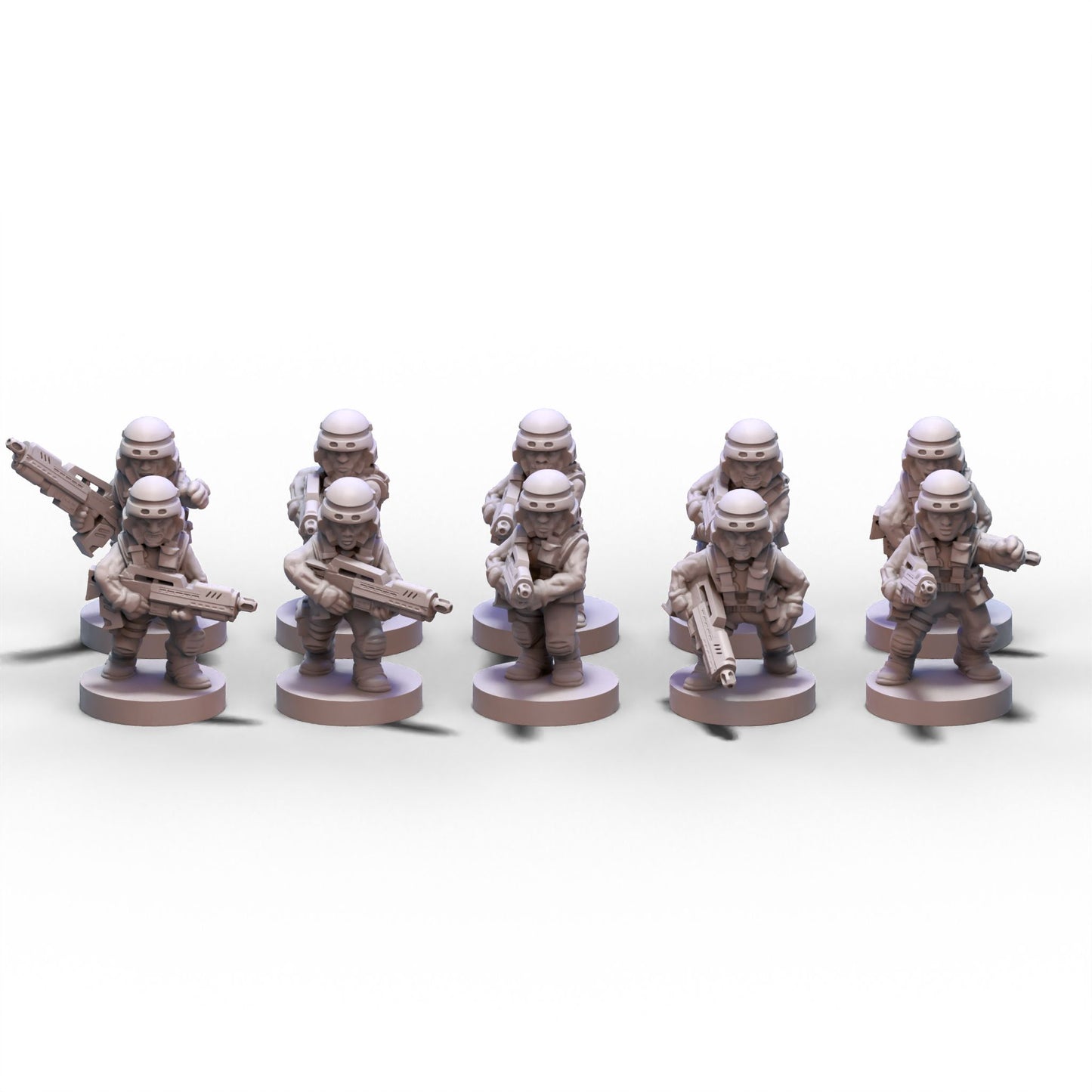 Voidship Troopers | Federal Infantry Squad 3 | 6mm