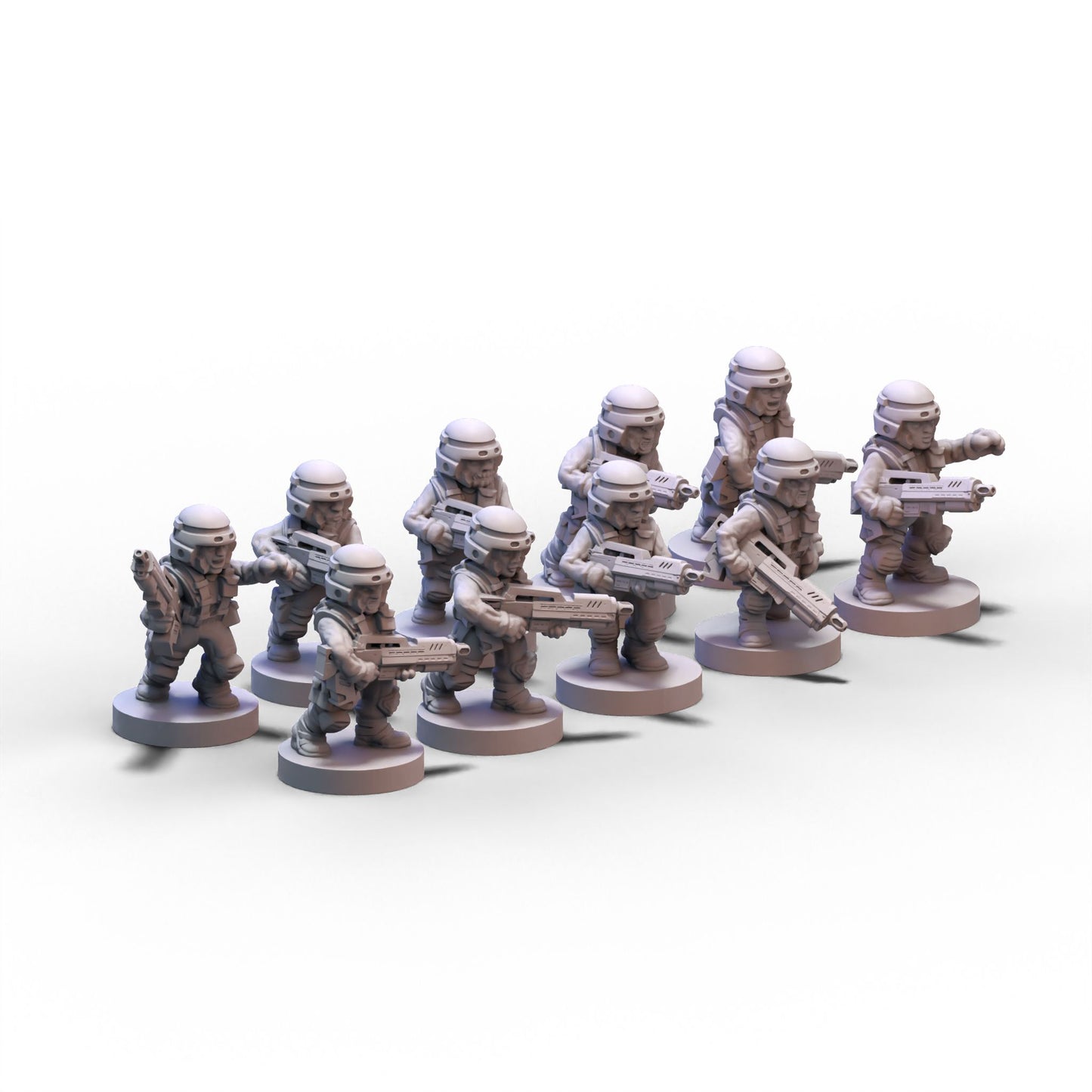 Voidship Troopers | Federal Infantry Squad 3 | 6mm