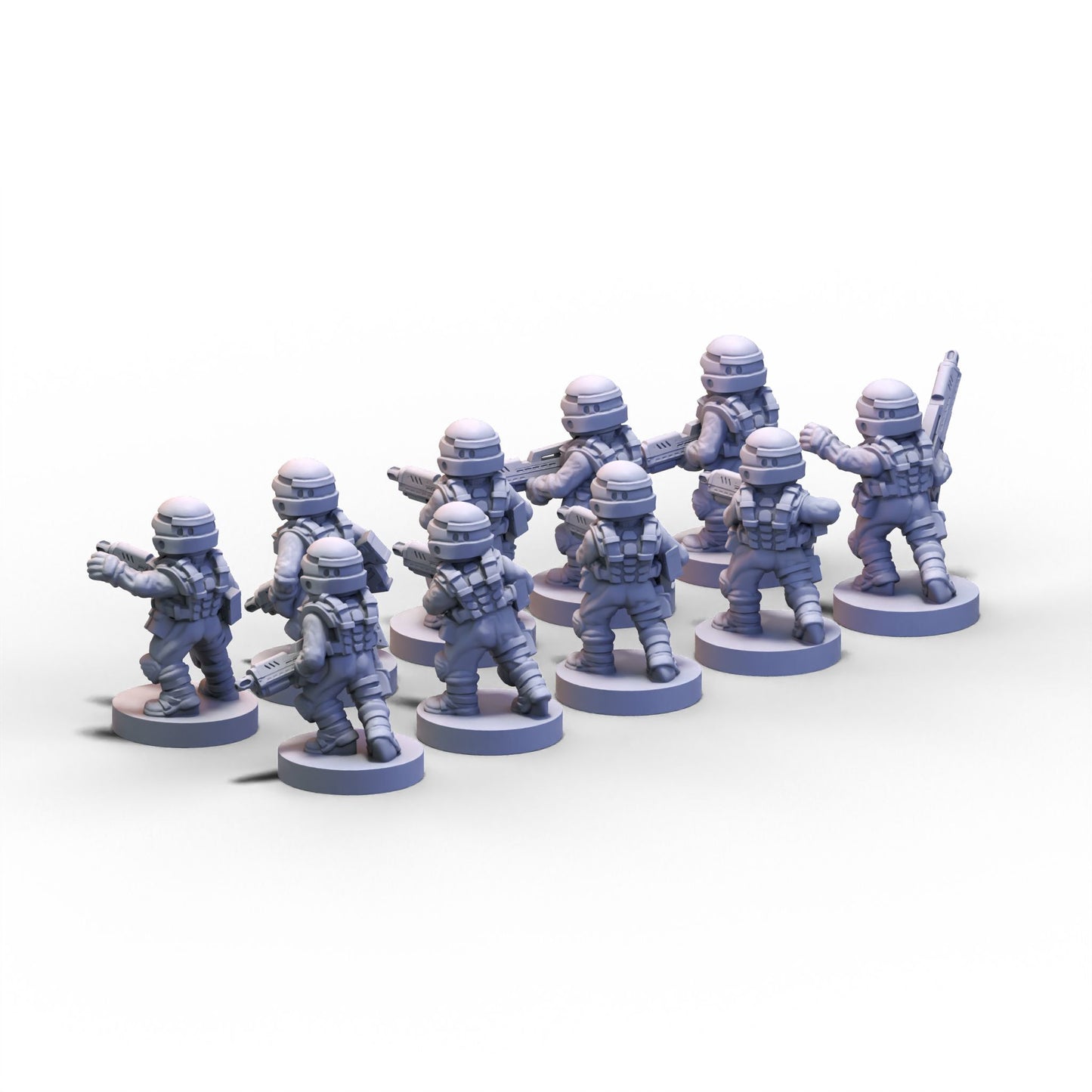 Voidship Troopers | Federal Infantry Squad 3 | 6mm