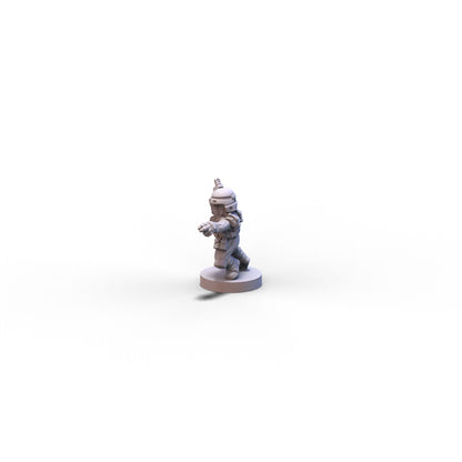 Voidship Troopers | Federal Infantry Lieutenant Radec | 6mm