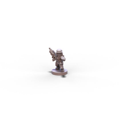 Voidship Troopers | Federal Infantry Lieutenant Radec | 6mm