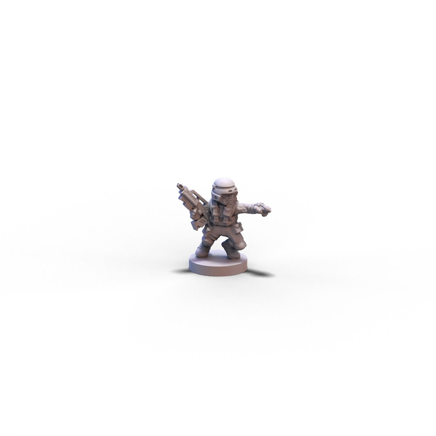Voidship Troopers | Federal Infantry Lieutenant Radec | 6mm