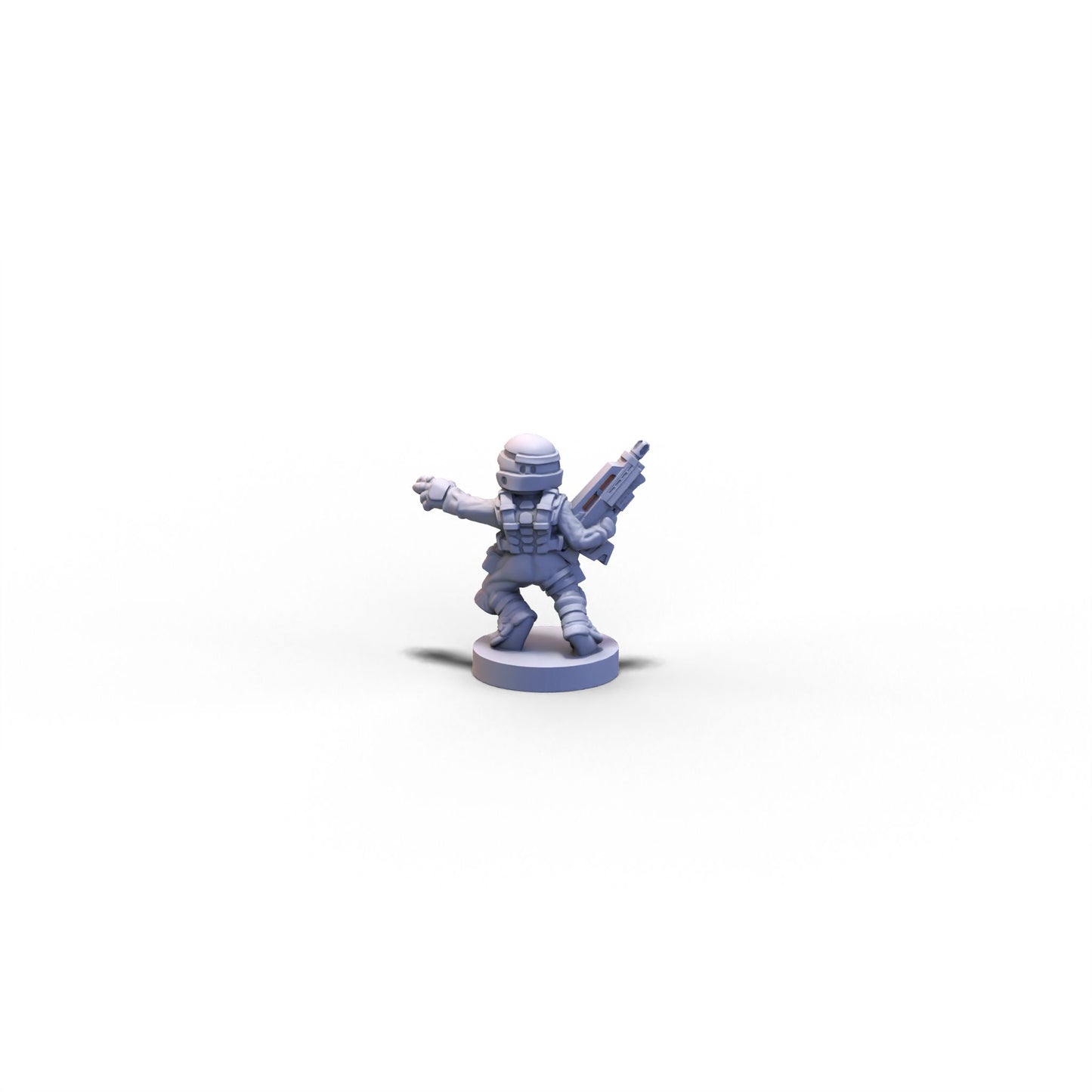 Voidship Troopers | Federal Infantry Lieutenant Radec | 6mm