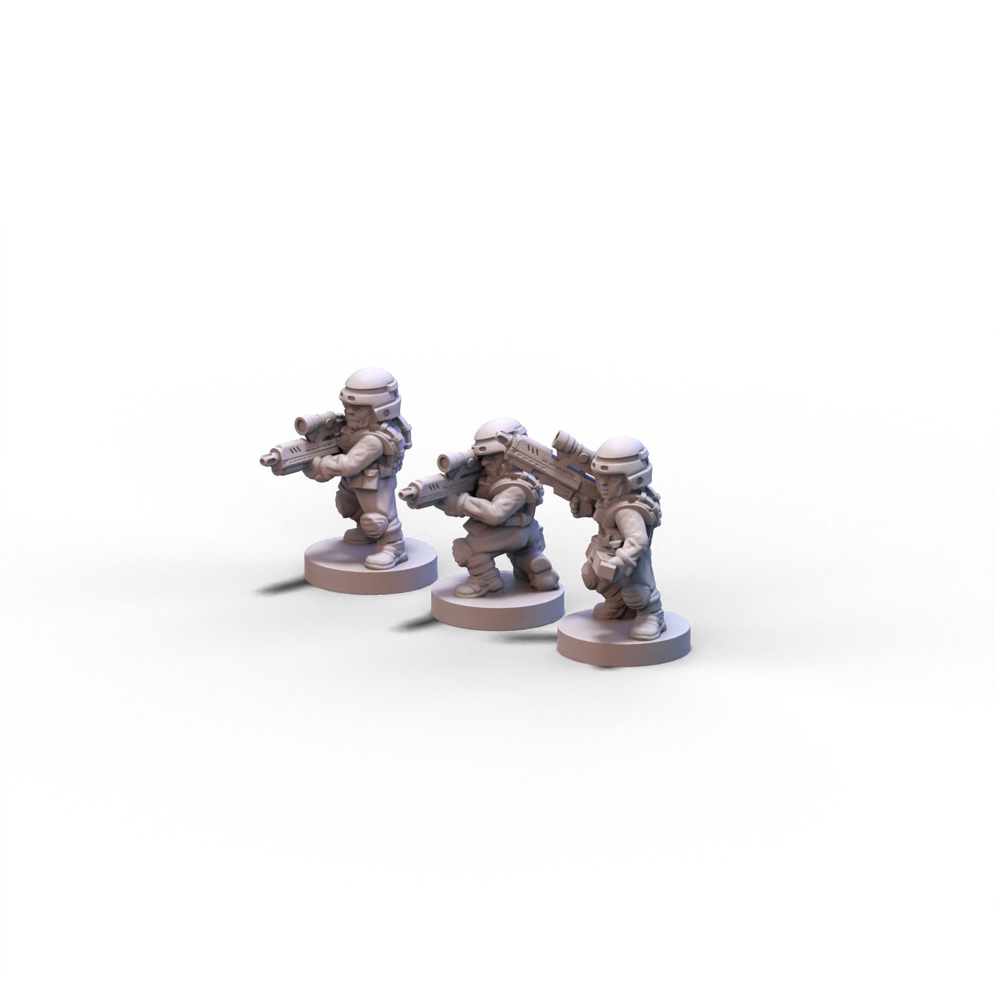 Voidship Troopers | Federal Infantry Marksmen | 6mm