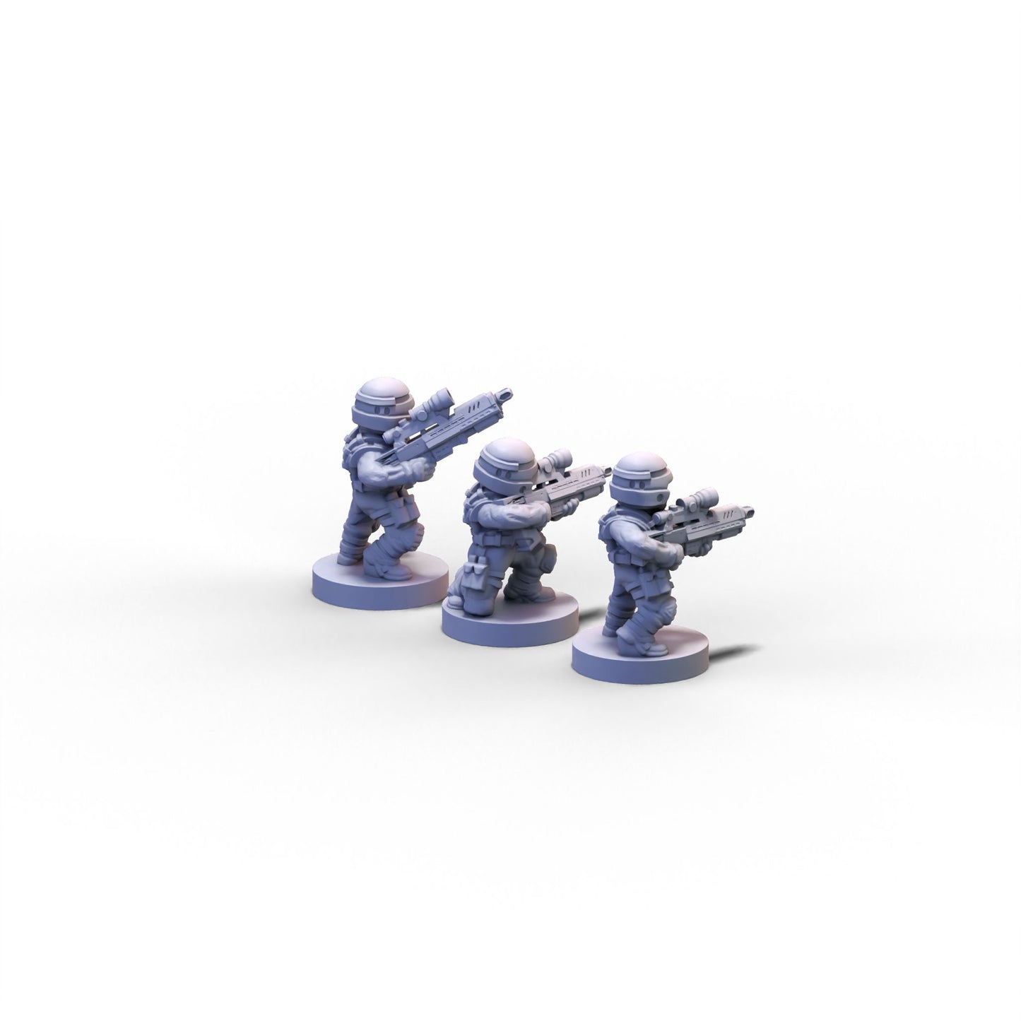 Voidship Troopers | Federal Infantry Marksmen | 6mm