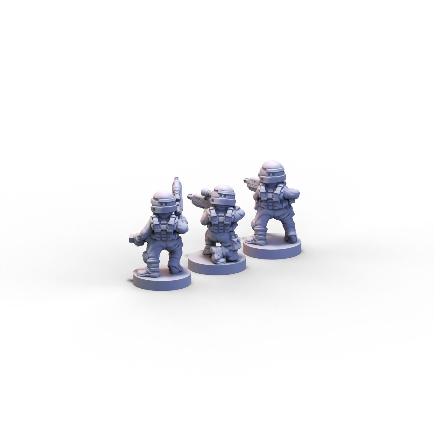 Voidship Troopers | Federal Infantry Marksmen | 6mm