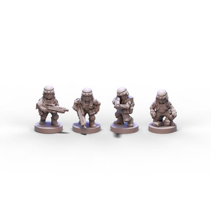 Voidship Troopers | Federal Infantry Medics | 6mm