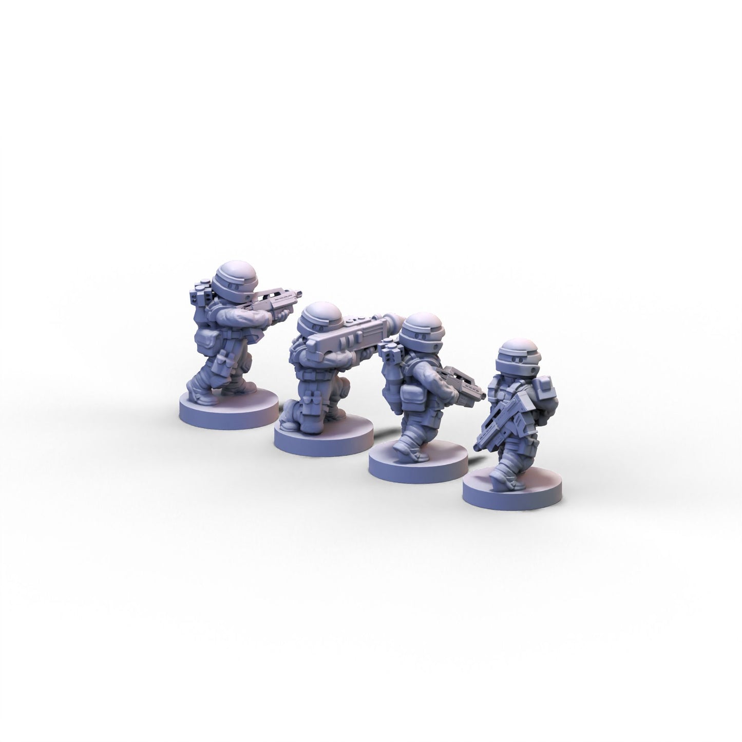 Voidship Troopers | Federal Infantry Nuke Team | 6mm