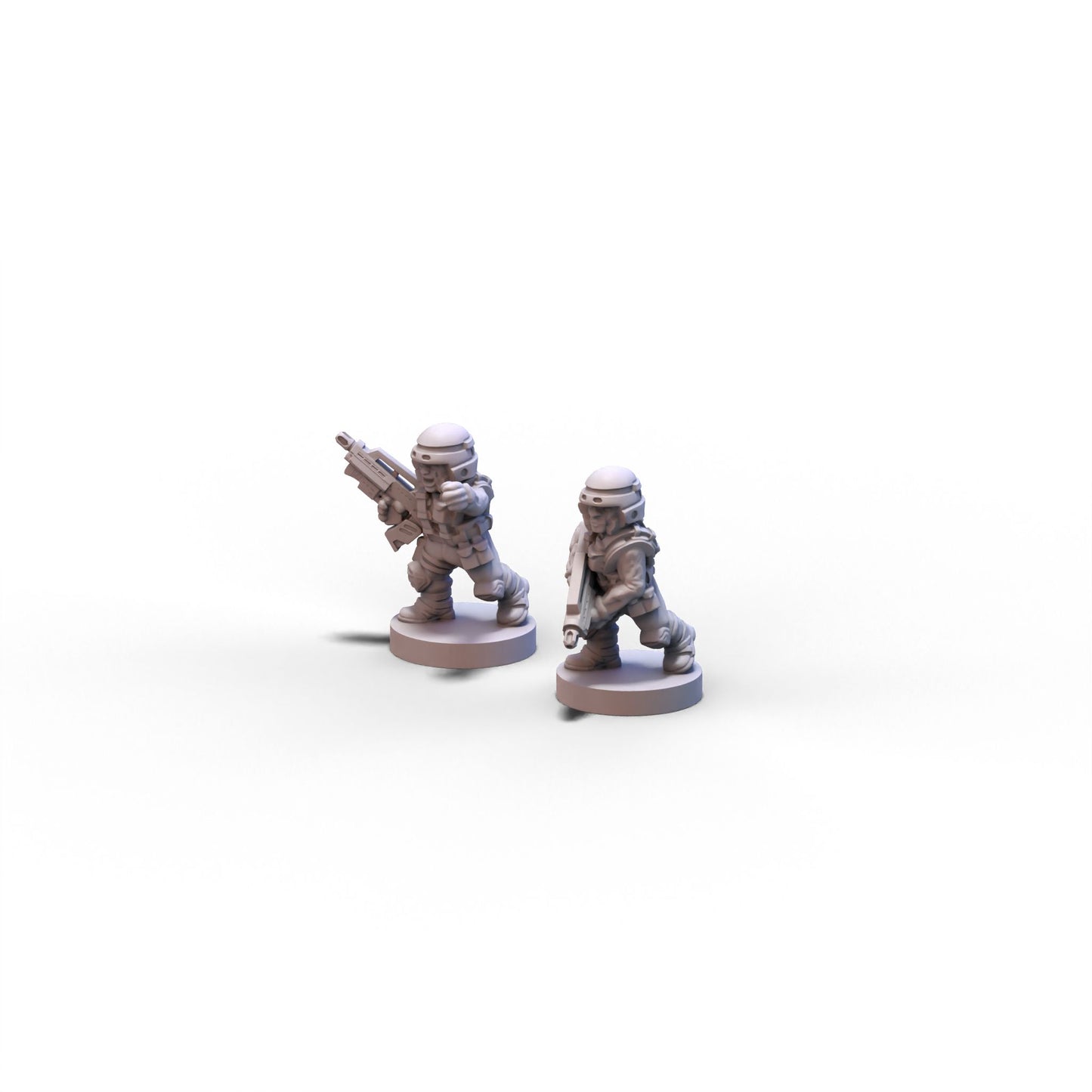 Voidship Troopers | Federal Infantry Officers | 6mm