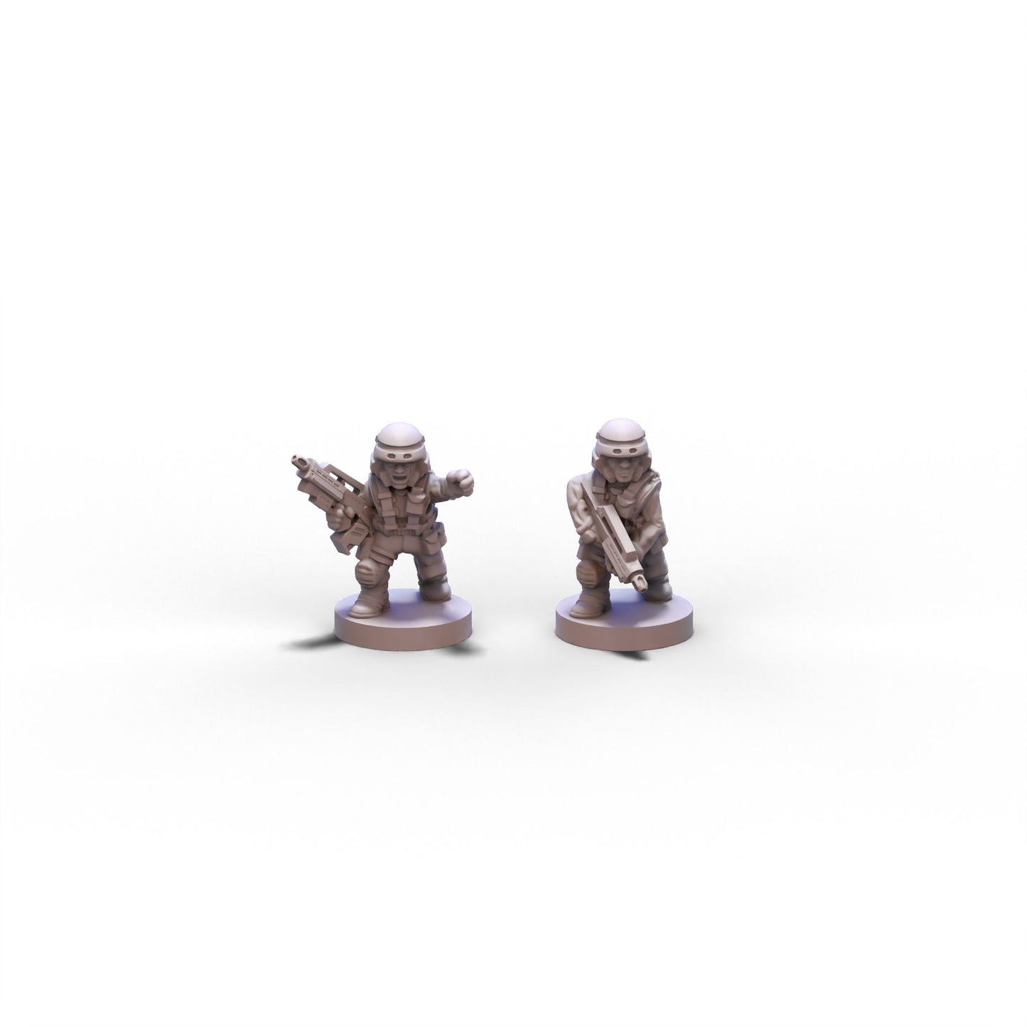 Voidship Troopers | Federal Infantry Officers | 6mm