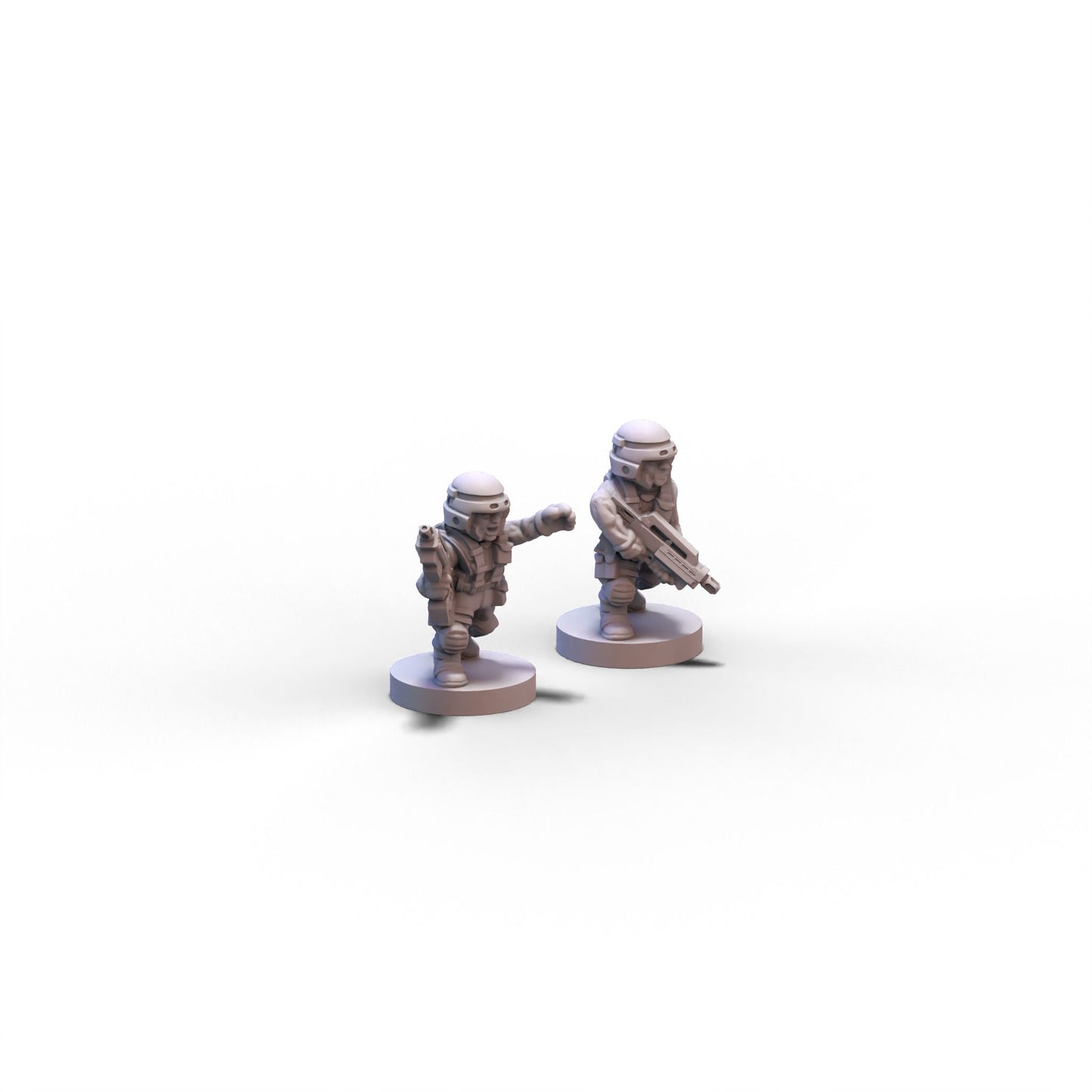 Voidship Troopers | Federal Infantry Officers | 6mm