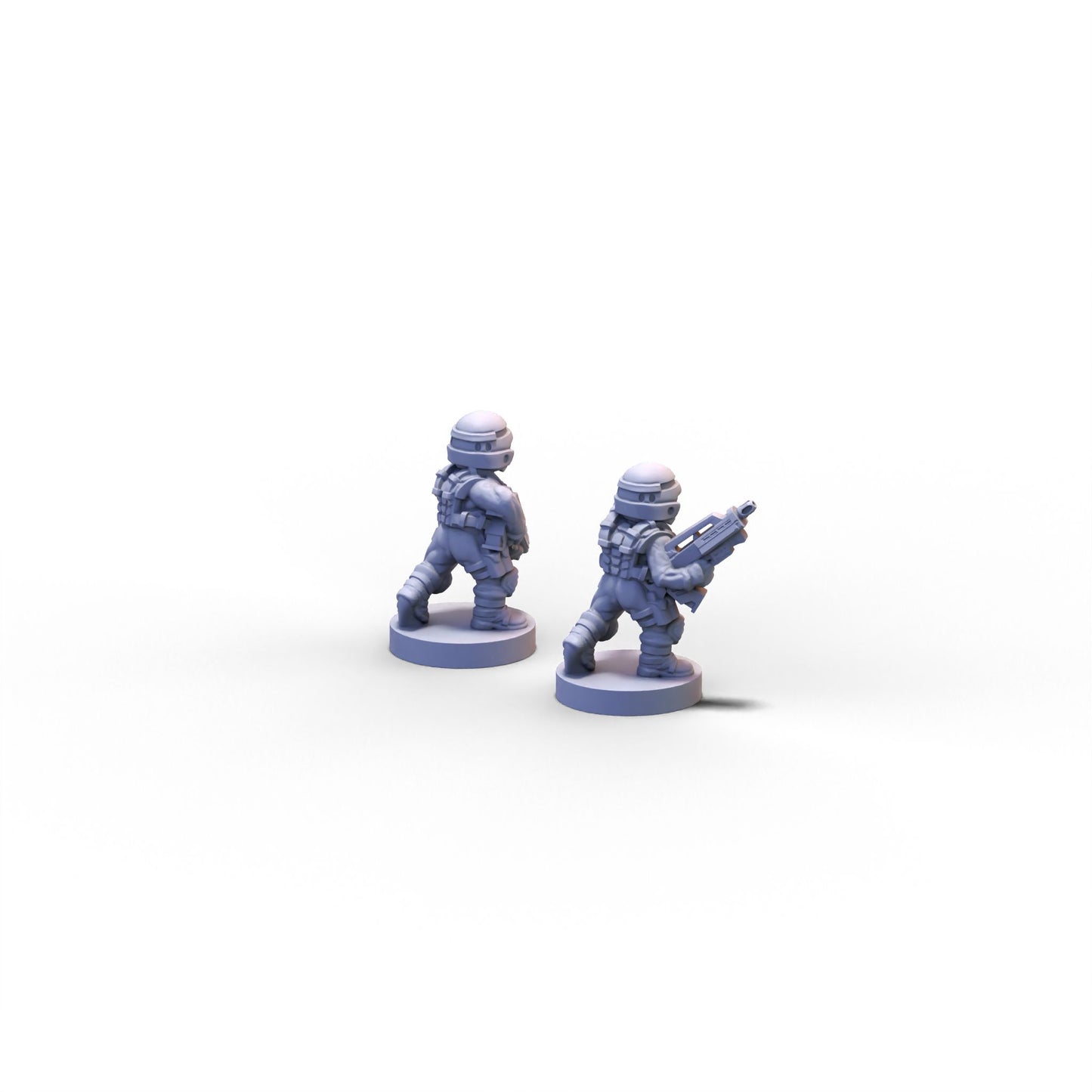 Voidship Troopers | Federal Infantry Officers | 6mm