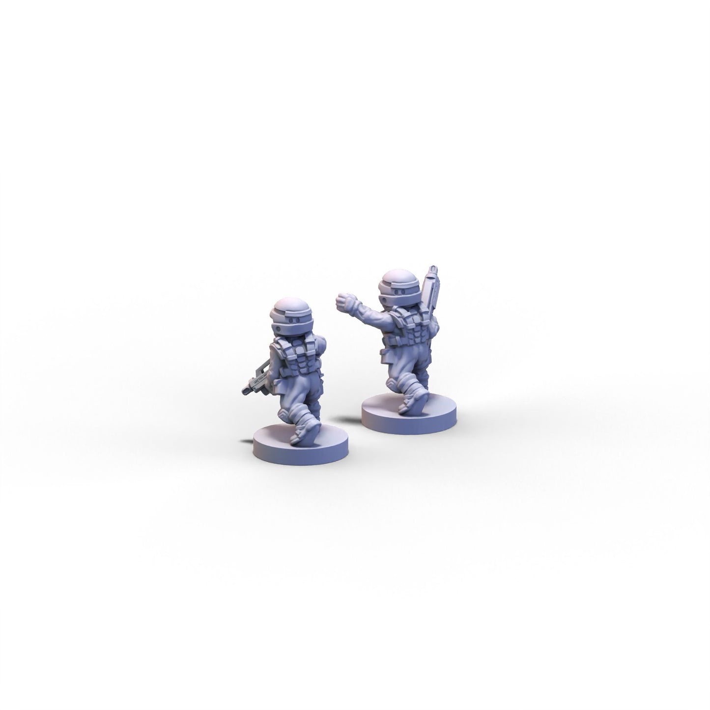 Voidship Troopers | Federal Infantry Officers | 6mm