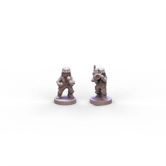 Voidship Troopers | Federal Infantry Propaganda | 6mm