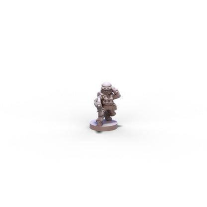 Voidship Troopers | Federal Infantry Major Wesly | 6mm