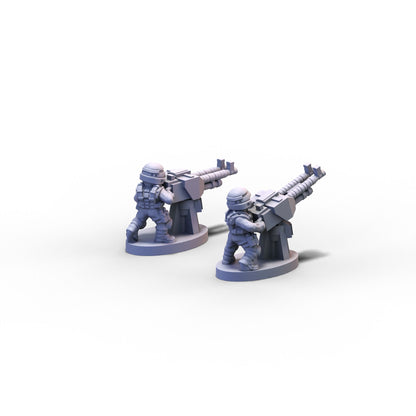 Voidship Troopers | Federal Infantry Turrets | 6mm