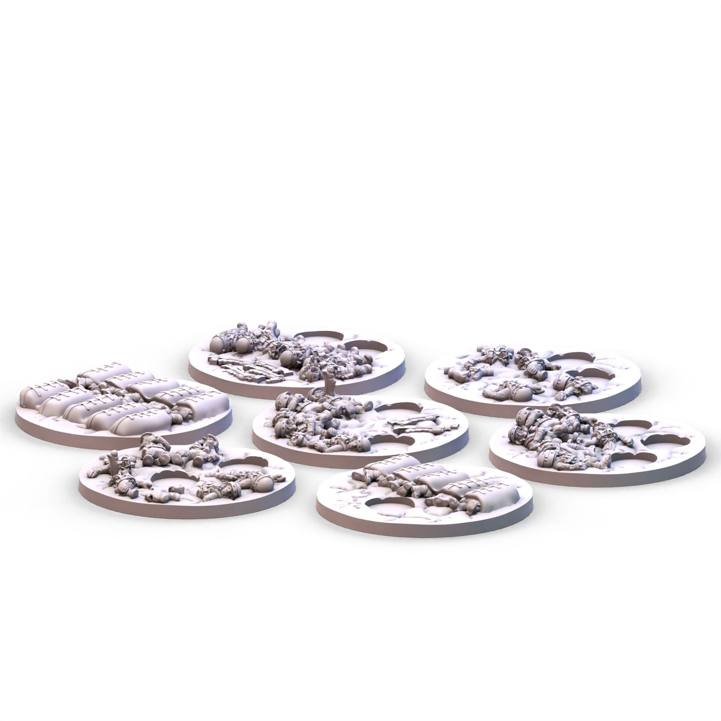Voidship Troopers | Federal Wound Markers | 6mm