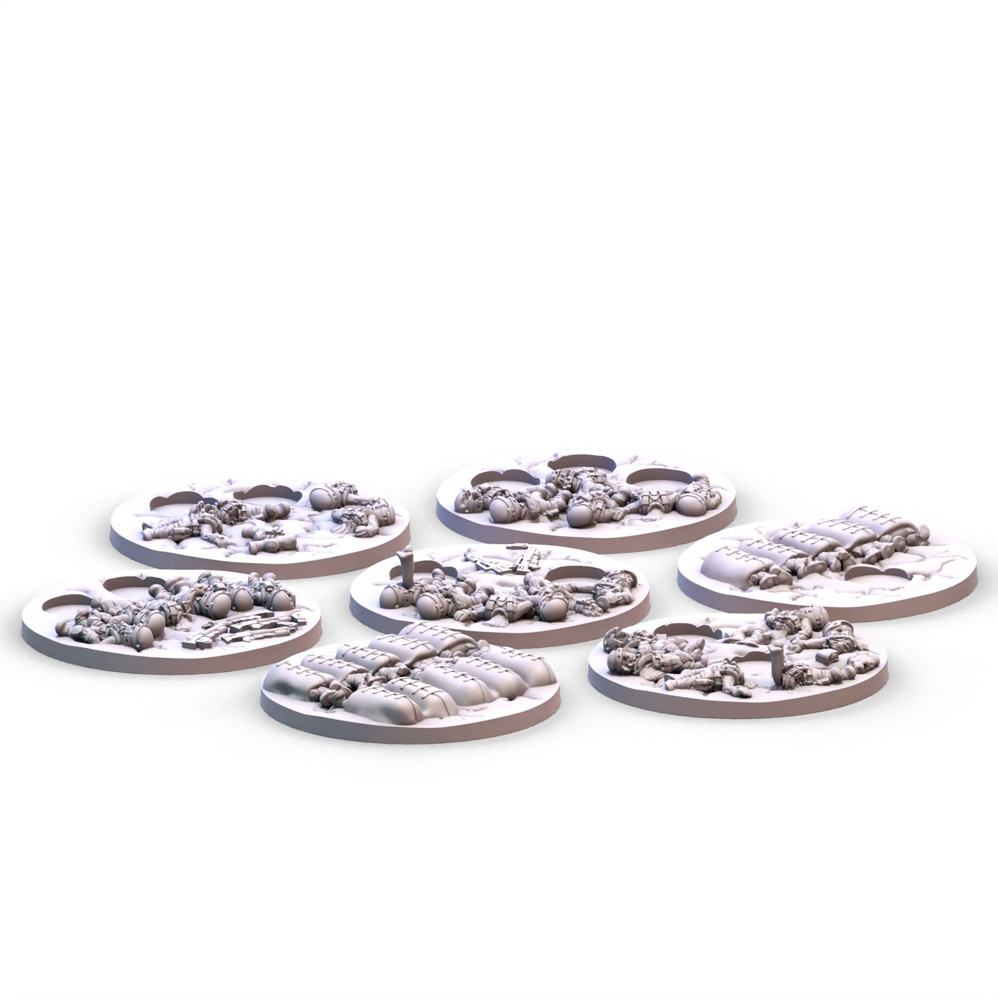 Voidship Troopers | Federal Wound Markers | 6mm