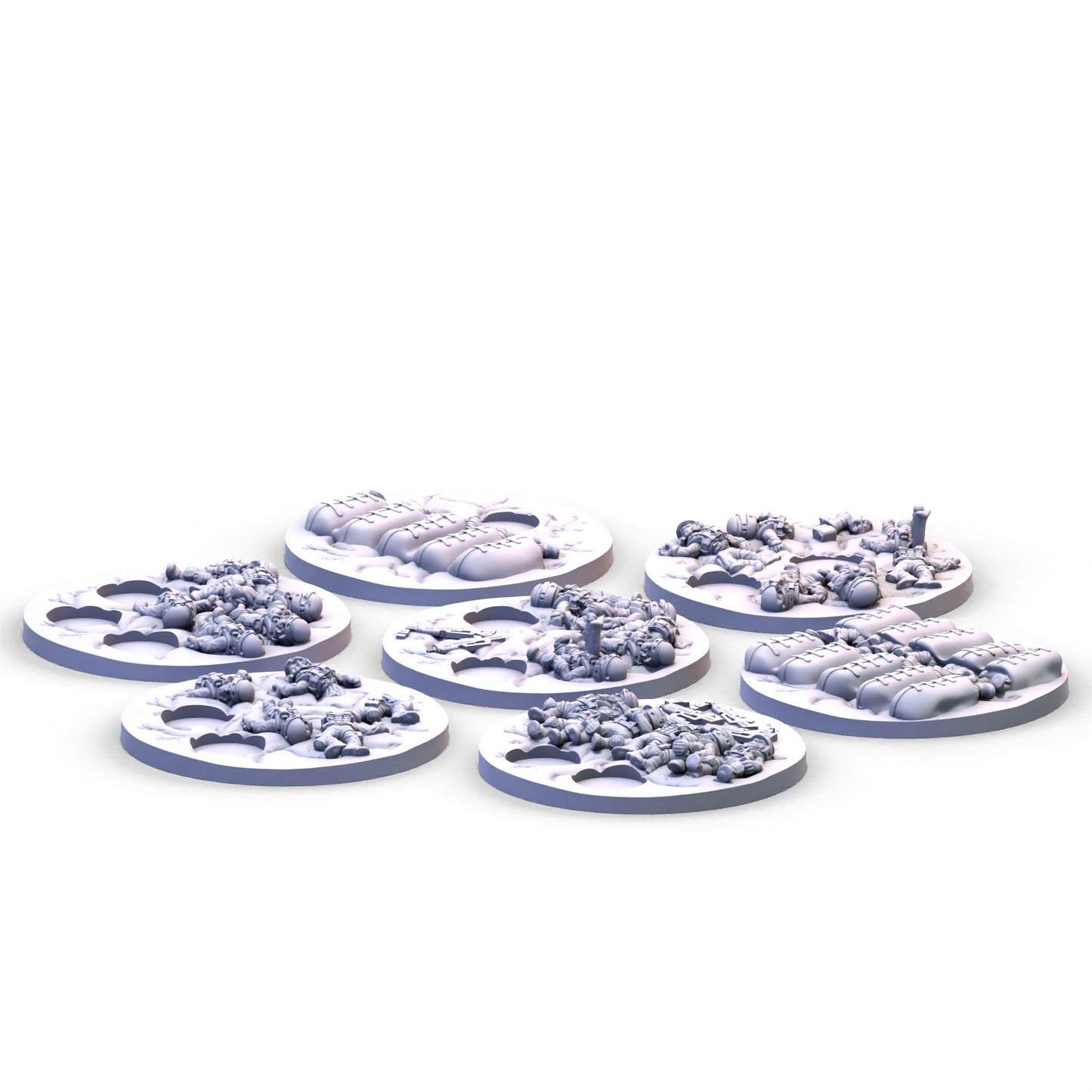 Voidship Troopers | Federal Wound Markers | 6mm