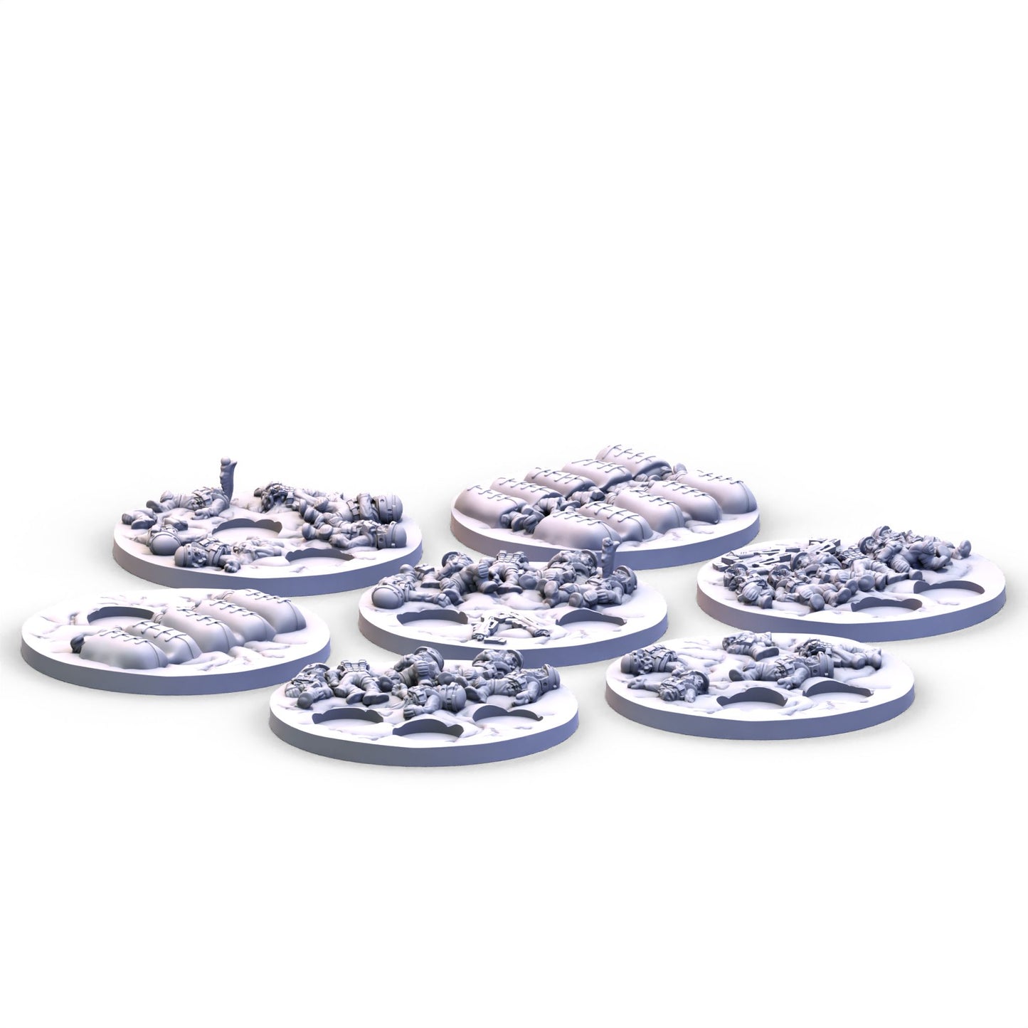 Voidship Troopers | Federal Wound Markers | 6mm