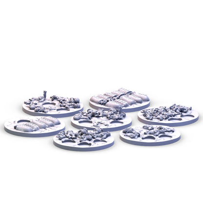Voidship Troopers | Federal Wound Markers | 6mm