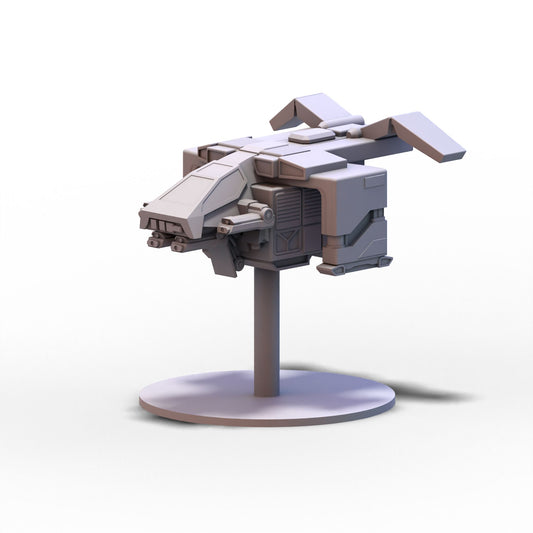 Voidship Troopers | Federal Infantry Sickle Dropship (Flying) | 6mm