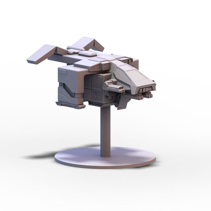 Voidship Troopers | Federal Infantry Sickle Dropship (Flying) | 6mm