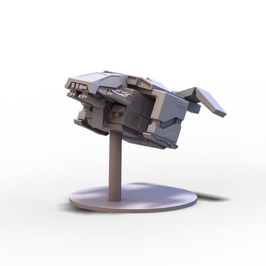 Voidship Troopers | Federal Infantry Sickle Dropship (Banking) | 6mm