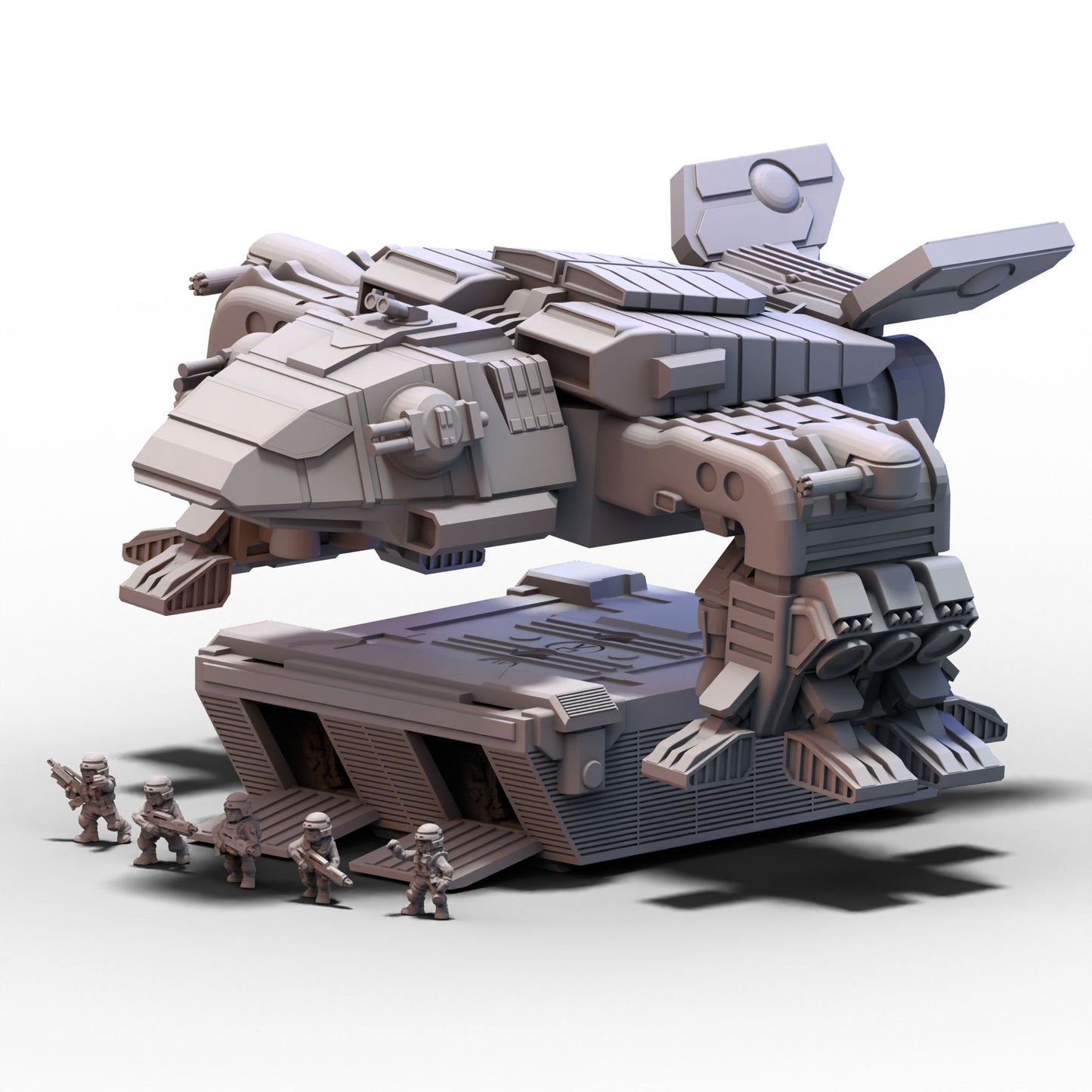 Voidship Troopers | Federal Infantry Valhalla Dropship | 6mm