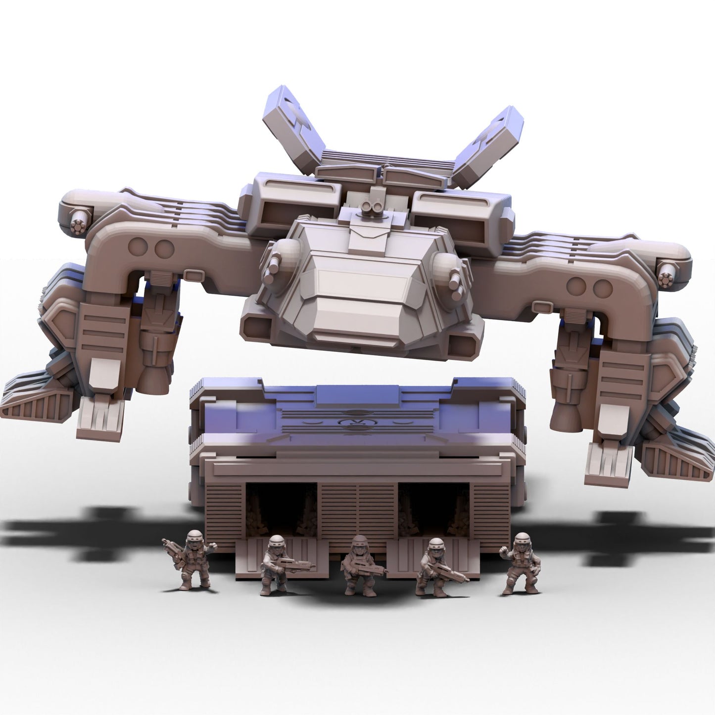 Voidship Troopers | Federal Infantry Valhalla Dropship | 6mm