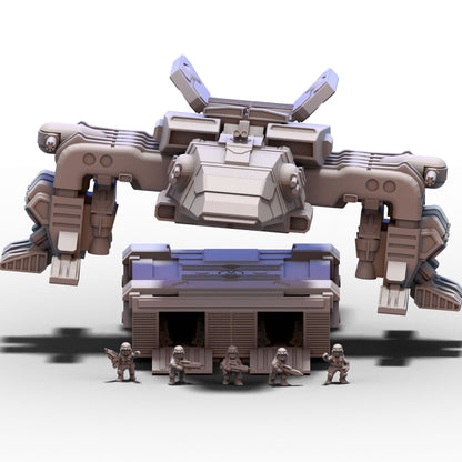 Voidship Troopers | Federal Infantry Valhalla Dropship | 6mm