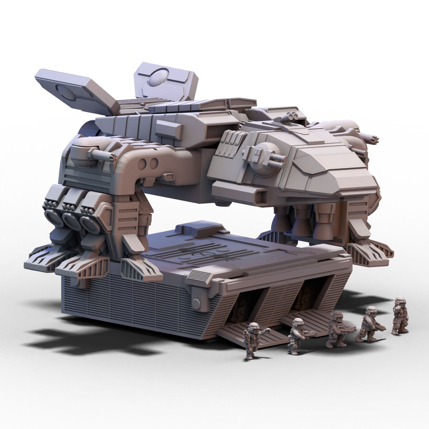 Voidship Troopers | Federal Infantry Valhalla Dropship | 6mm