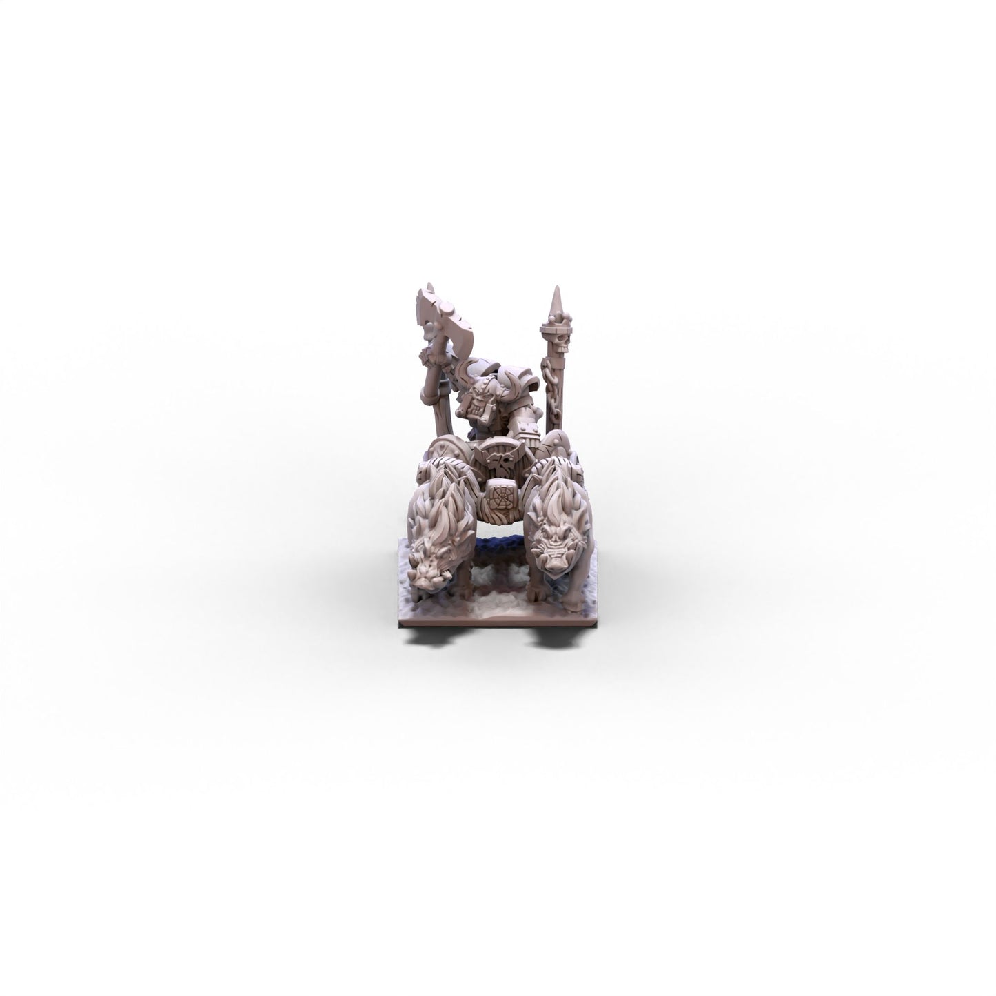 Orcs and Goblins (GSM) | Orc Hero on Chariot | 10mm/15mm