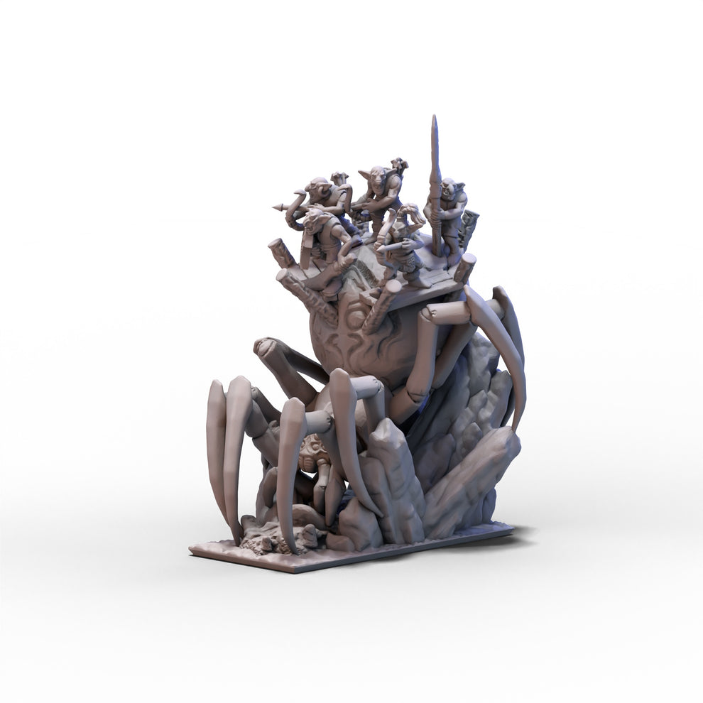 Orcs and Goblins | Juvenile Apocalypse Spider Howdah 1 | 10mm or 15mm ...
