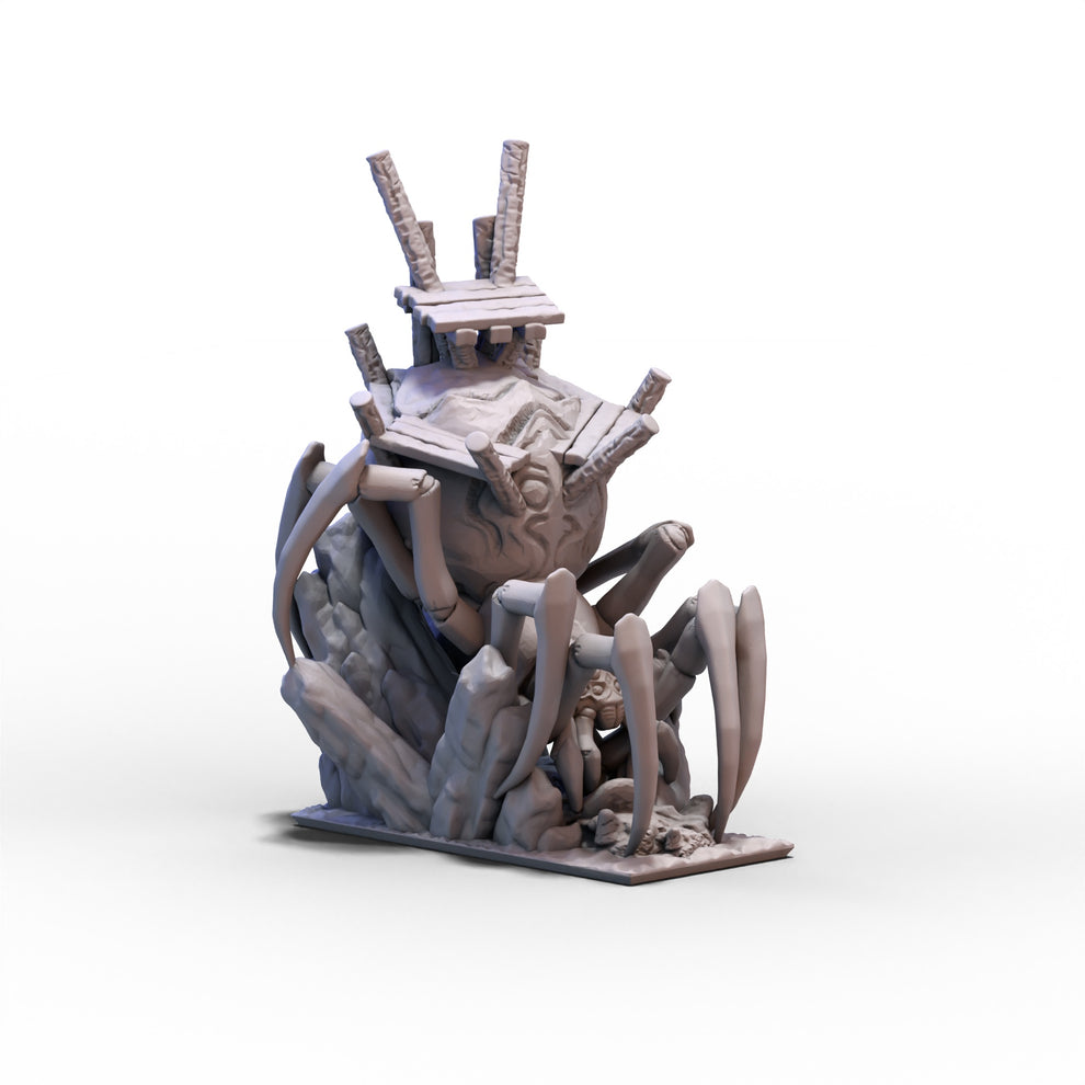 Orcs and Goblins | Juvenile Apocalypse Spider Empty Howdah 1 | 10mm or ...