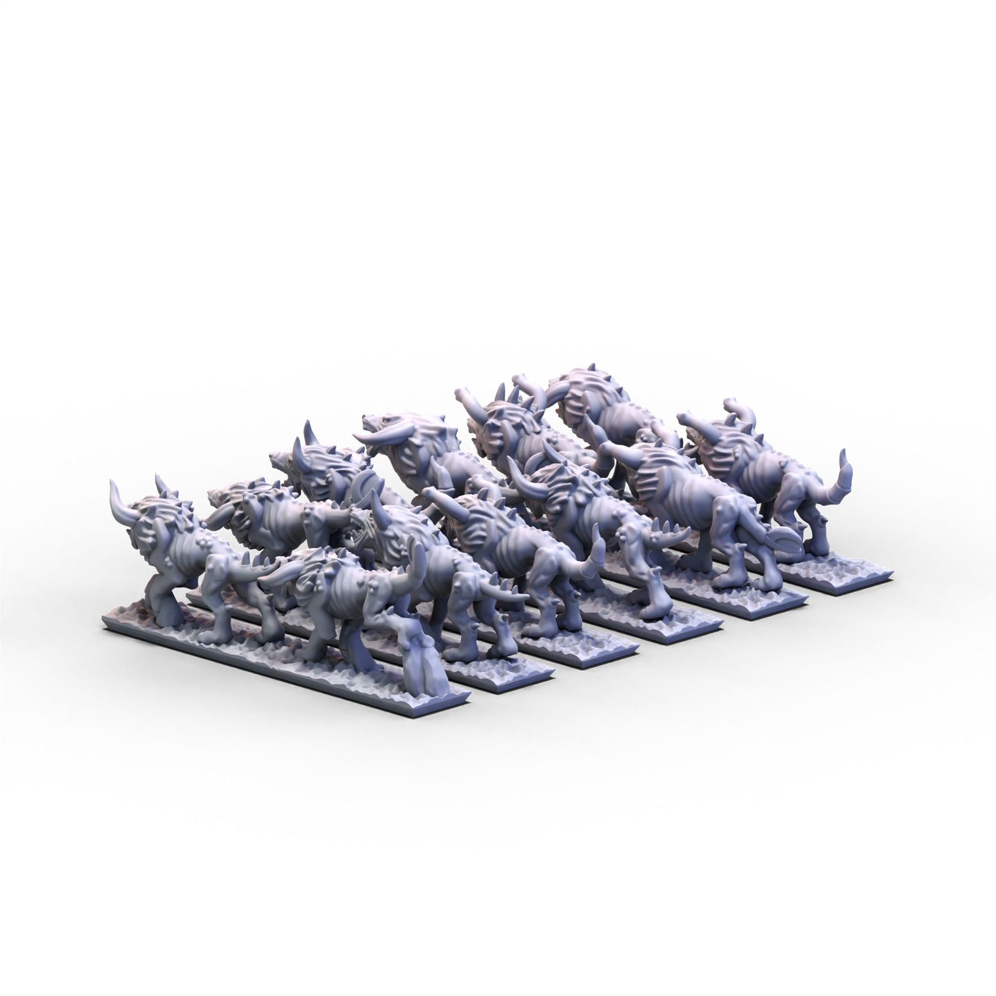Beastmen | Chaos Hounds Unit 2 | 10mm/15mm