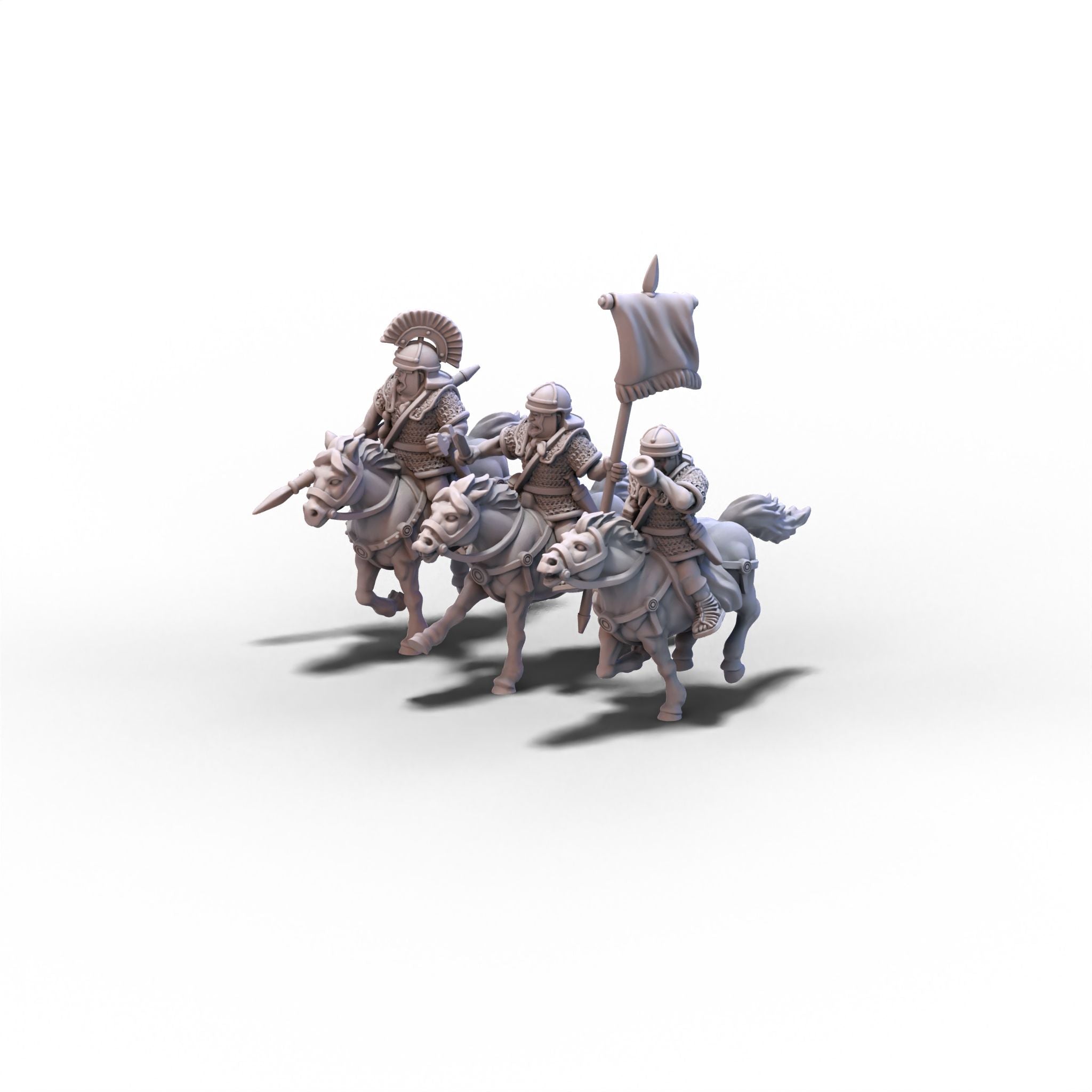Imperial Rome | Roman Riders Command Group B | 15mm or 28mm miniatures ...