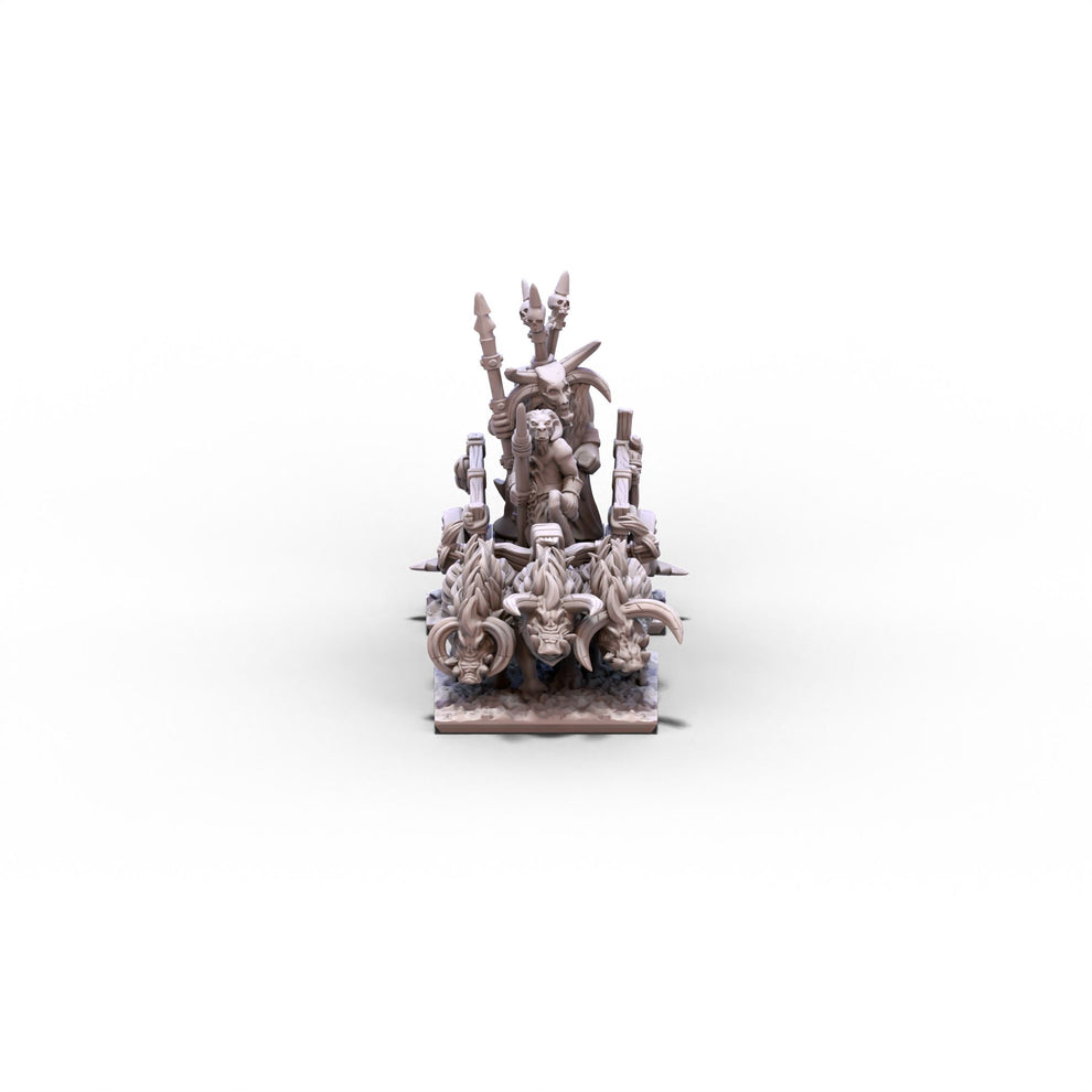 Beastmen | Tuskgor Chariots Leader 2 | 10mm or 15mm miniatures for ...