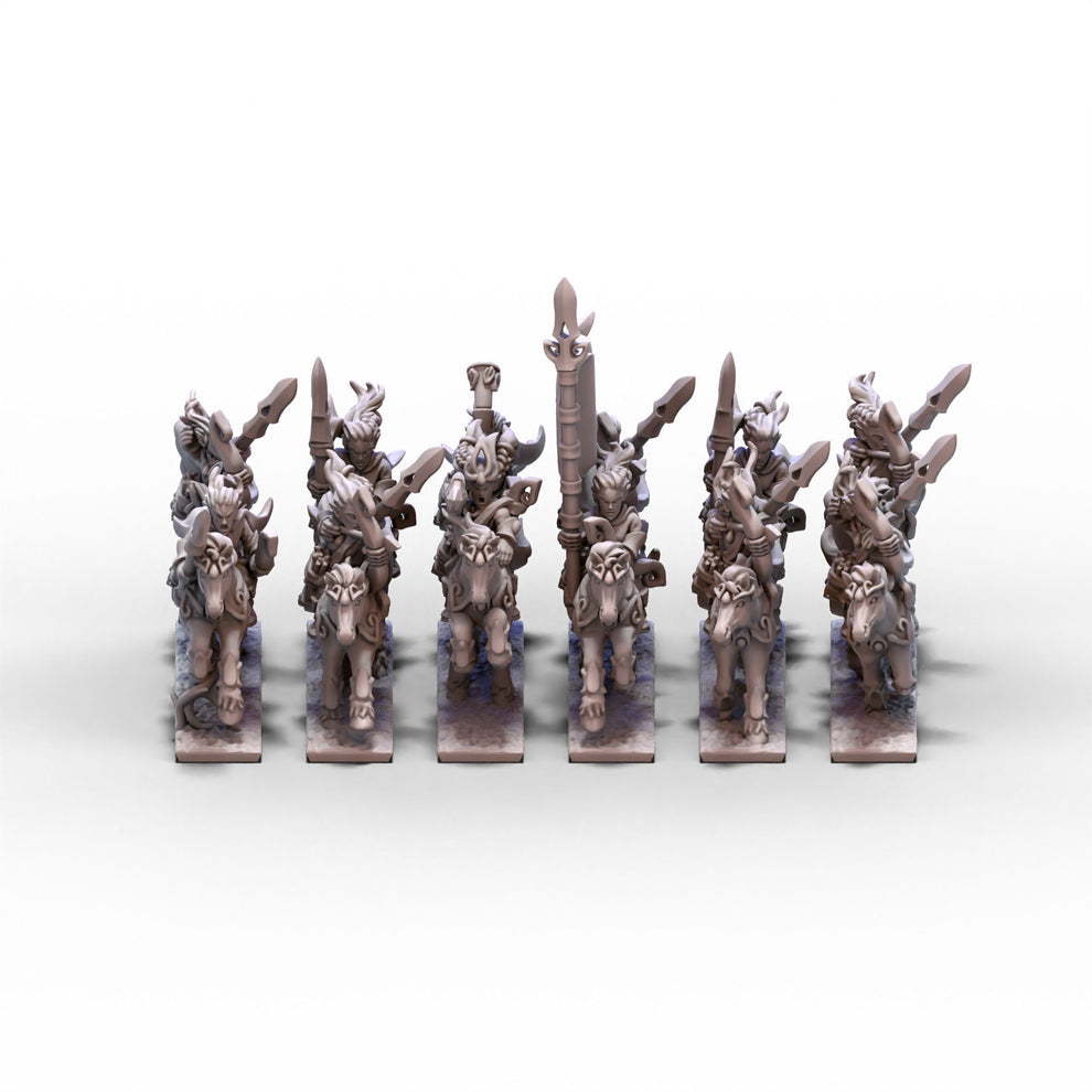 Wood Elves | Light Cavalry Unit 2 | 10mm or 15mm miniatures for ...