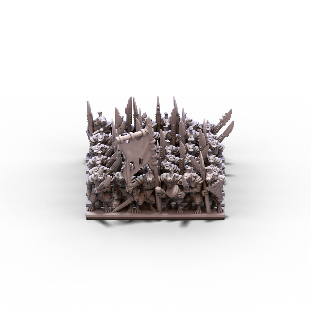 Vermin Clans | Storm Rats Unit | 10mm or 15mm miniatures for Warmaster ...